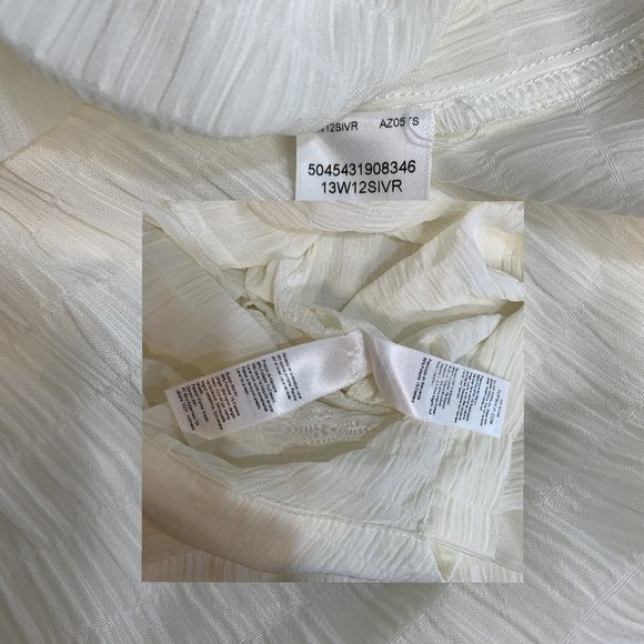 TOPSHOP Light cream refurbish Blouse - Picture 3 of 3